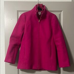 Vibrant Pink Zip-Up Jacket